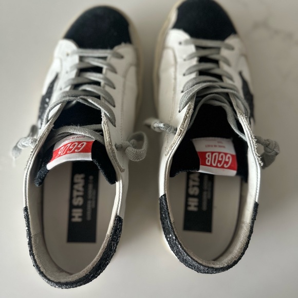 PRISTINE Golden Goose SparkleBlack Sneakers(38) - Picture 4 of 10